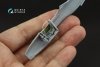 Quinta Studio QD72048 P-39N 3D-Printed & coloured Interior on decal paper (RS Models) 1/72